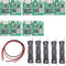Youmile 5 Pcs 4.3V-27V Charging Discharge Module Adjustable Step Up Module+18650 Battery Holder with Red and black lines for 18650 Lithium Battery Fast Charging Boost Mobile Power Protection PCB Board