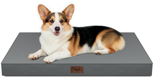 Tail Stories Outdoor Waterproof Orthopedic Dog Bed for Large Dogs