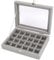 Velvet Jewellery Box Jewellery Organiser for Ring Earring Necklace Jewellery Display Box Storage Box Jewellery Showcase with Lid for Women Girl