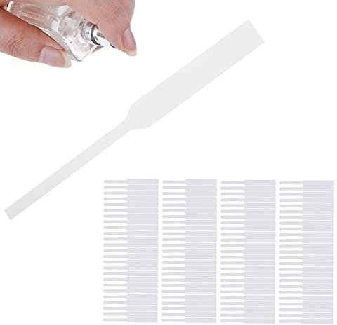 100 Stück Parfüm Teststreifen, Kompakte Form, Schnelltest, Papiermaterial, Dufttester Zum Testen von ätherischen Ölen, Parfüm Duftstreifen, Teststreifen für ätherische Öle, Tester-Papierstreifen
