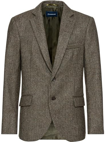 Highmoor Tweed-Sakko Braun 58