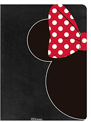 Custodia per tablet Lenovo M10 ufficiale dei classici Disney Minnie Silhouette [Custodia Tablet]. [Protezione anticaduta] Girevole a 360 gradi [Funzione Supporto].