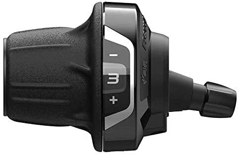 SHIMANO Tourney/TY SL-RV400 Revo, mano izquierda, 3 velocidades, con pantalla óptica de marcha