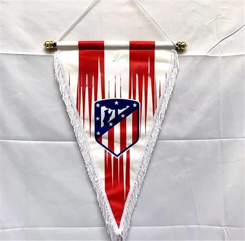 Football Club Pennant Flag Hanging Outdoor Or Indoor for Bedroom/Club/Bar/Event/Fan Merchandise Soccer (Madrid 1)