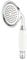 Wussh 3.85 Inch Classic Traditional Brass Telephone Hand Shower Head Polished Chrome and Ceramic Handheld Showerheads