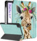 Uppuppy Schutzhülle für iPad Air 13 Zoll M2/M3, Pro 12,9 Zoll (32,8 cm), niedliches Design, Stifthalter, Giraffe, cooles Design, Teenager, einzigartig für iPad Air 13 2024 2025, Hüllen für Apple Pro