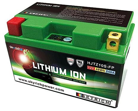 Batterie moto Skyrich au lithium HJTZ10S-FP - Dimensions : 150 x 87 x 94 mm pour YAMAHA XP T-Max 500