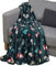 Celebright Luxuriöser Weihnachtsüberwurf, 100% recyceltes Fleece, groß, 127 x 152 cm, Flauschige Mikrofaser-Decke für Bett, Sofa, Couch, Plüsch, kuschelig, Winterwärmer, Jolly Holiday Green