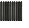 Zoegneer 10 corredores de cajones, guías de plástico para cajones o armarios extraíbles, rieles de repuesto para cocina, dormitorio, armario (negro-298 mm)