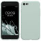 kwmobile Handyhülle kompatibel mit Apple iPhone SE (2022) / iPhone SE (2020) / iPhone 8 / iPhone 7 Hülle - Handy Case aus weichem Silikon in Cool Mint