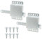 Heavy Garage Door Side Lock Inside Deadlock for Most Garage Door Galvanized Steel -2pack