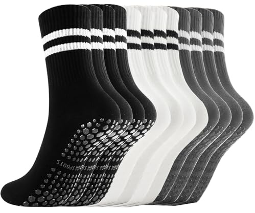 Gendewiner Baumwolle Pilates Yoga Socken EU 36-41 Stoppersocken für Damen und Herren