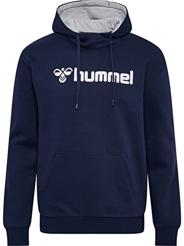 hummel Herren Hmlmover Cotton Hoodie Sweatshirt, Blau, L EU