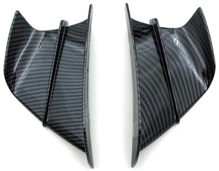 DZSMSRTG Motorrad Spoiler Für BWS Für RS Für Jog Für Joe Motorrad Winglet Aerodynamische Wing Kit Spoiler Spoiler Verkleidungs Winglets(Bright Carbon)