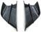 Motorrad Spoiler Für BWS Für RS Für JOG Für JOE Motorrad Winglet Aerodynamische Wing Kit Spoiler Spoiler Verkleidungs Winglets(Bright Carbon)