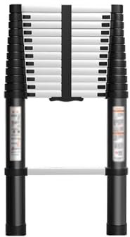Telescoping Attic Ladder for Home Office Roof Tent - Multi-Purpose Folding Extendable Design for Easy Portability