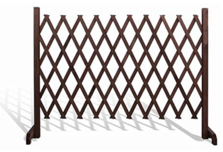 SFQEVHRZ Expandierender Zaun, Ausziehbares Garten-Spalier, ausziehbar bis 280 cm, Gartenschutzgitter, Holzspalier for Kletterpflanzen, Hundebarriere (natürlich)(80x35CM)