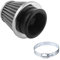 42mm Morsetto Filtro dell'Aria Cono, Nero Aria Filtro a Cono Universal Moto Kit, Filtro Aria Aspiratore Universale Adatto per Ingresso Motore, Fredda Induzione Filtro dell'Aria Cono Moto Scooter