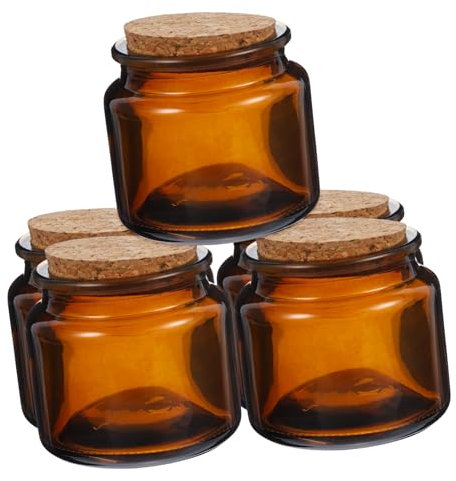 PRETYZOOM 5stücke Glas Teelichthalter Transparent Leerer Kerzenbecher Diy Dekorative Flaschen Miniglas Behälter Für Duftkerzen Und Kleine Lichter