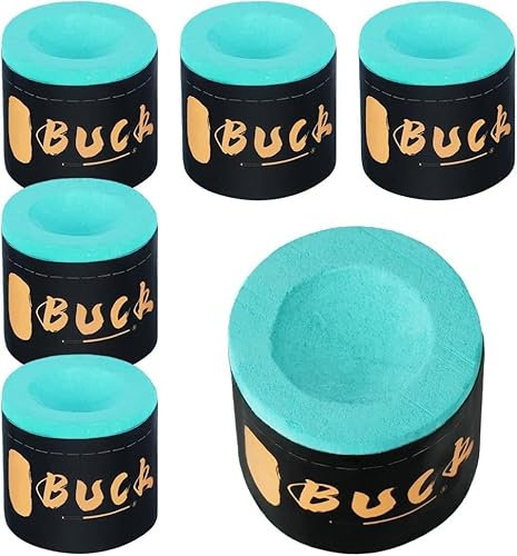 flintronic Snooker Chalk Billardkreide, 6PCS Billard Chalk, Pool Queue Würfel, rutschfeste Pool Queue Kreide, für Home, Bars, Turniere, Spiele