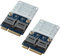 Janasiba 2X 2 SSD HDD für Laptop Dual Micro-SD SDHC SDXC TF zu Mini PCIe Speicher Karten Leser MPCIe zu 2 Mini Sdcards Mini Pci-E Adapter