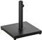 Outsunny Base per Ombrellone da 13 kg, Basamento Quadrato per Ombrelloni di Pali da Ø35/38/48 mm in Metallo e Cemento, Nero