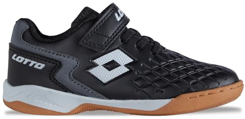 LOTTO Stylecode: 2600920K Dasher K Unisex Kids Sneakers in kinderfußgerechter Passform I mit Nicht-färbender Sohle - ideal für den Hallensport I mit Klettverschluss & Elastiksenkeln
