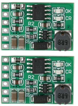 EMSea 2 x 12 V Charging and Discharge Board DC-DC Converter Boost Module for Lithium Solar System for Lithium Battery 18650 14500