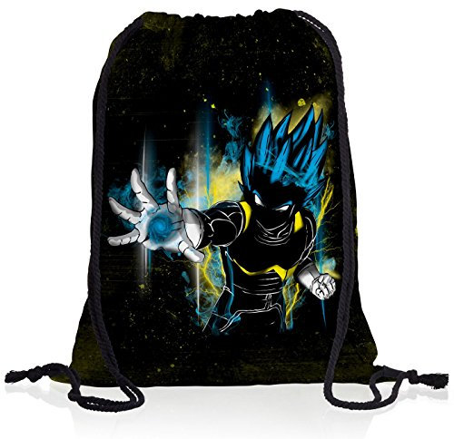 CottonCloud Power of Vegeta Rucksack Tasche Turnbeutel Sport Jute Beutel