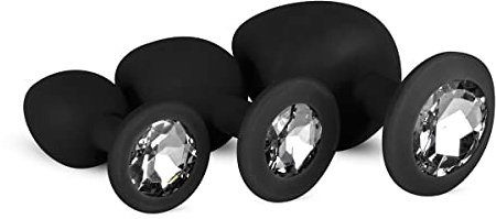 Easytoys Buttplug Set with Diamond, 1er Pack(1 x 400 g)