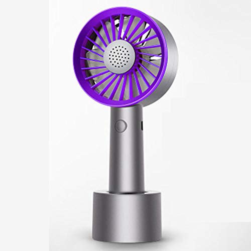 Mini Portatile Tenuto in Mano Ventilatore, USB Tenuto in Mano Fans Personali Ricaricabile A Pile Tenuto in Mano Ventilatore per La Casa Ufficio Camera E di Corsa Esterna,F