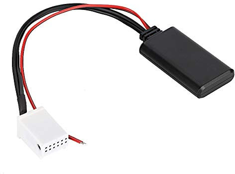 EVGATSAUTO Audio Kabel Auto Bluetooth AUX Modul, 12V 12 poliger Auto Fahrzeug Bluetooth AUX Adapter Passend für MCD RNS 510 RCD 200 210 300 310 500 510
