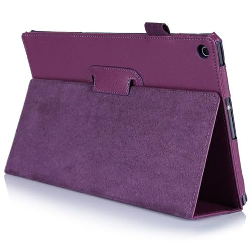 Schutzhülle für Sony Xperia Tablet Z2 10.1 SGP511 SGP512 SGP521 SGP541 SGP551, ultradünn, Folio-Ständer, leicht, PU-Leder, für Sony Xperia Z2 10.1 SOT21 SO-05F, Violett