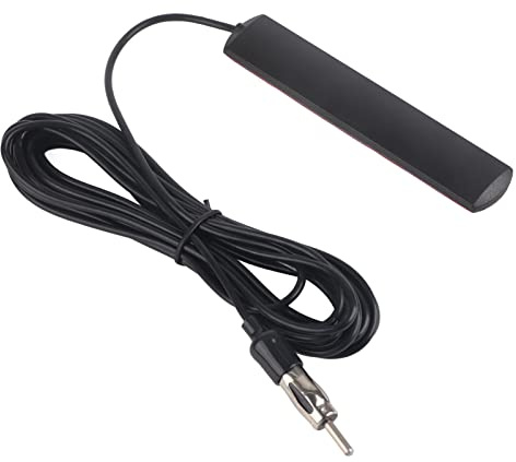 NDNCZDHC Car Radio Aerial, ANT-309 Universal Car FM Radio Antenna Patch Aerial Windscreen Mount 5M Cable