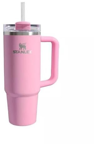 Stanley Vaso de acero inoxidable H2.0 Flowstate Quencher de 30 onzas, color rosa