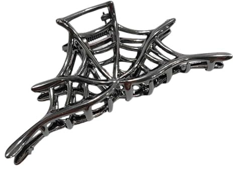 Clip Di Artiglio Di Ragnatela, Pinze Per Capelli Di Ragnatela In Metallo Nero, Sofisticato Design Francese Nero Pinza Per Artiglio Per Capelli Ragnatela, Forcine Per Capelli Antpiegatura