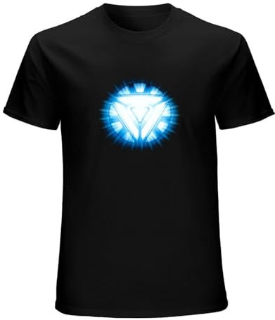 Arc Reactor Mens T-Shirt Black Unisex Mens Tees M