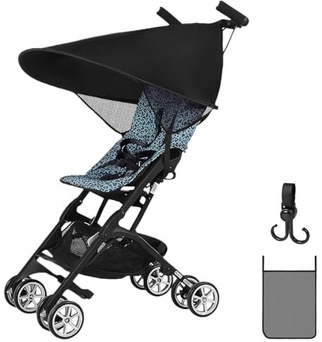 Aolso Parasol para Cochecito, Parasoles para Silla de Paseo,Sombrilla para Cochecito, Toldo Carrito Bebe anti-UV, Universal y Fácil de Instalar,Protección UV contra el Viento a Prueba de Lluvia