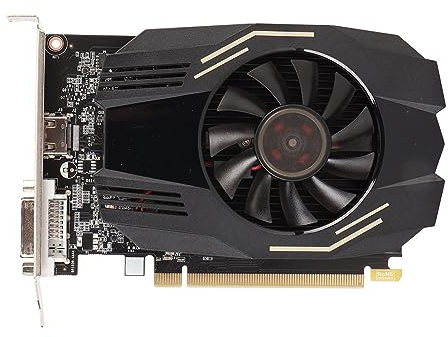Desktop Graphics Card, 4GB DDR4 64bit 1468/2400MHz HD DVI PCI Express X4 3.0 Gaming Video Card with Display Core for GT 1030, for OpenGL 4.5, for Office Multimedia