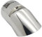 Auto Endrohre Auto-Schalldämpfer Auspuffendrohr Universal Edelstahl Großer Durchmesser 96 Mm Auto-Schalldämpfer Auto Auspuff Endrohr(Silber)