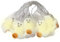Eteslot Halloween Gespenst Lichterkette - 2m 10LED Batteriebetrieben für Herbst Deko und Erntedankfest