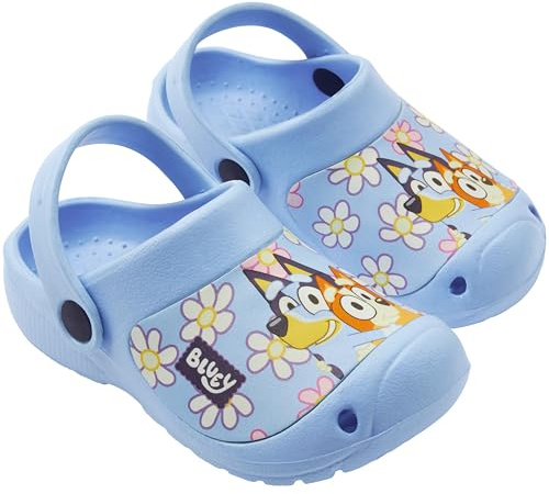 Bluey Clogs for Kids Toddlers Fun Garden Shoes Slip On with Shoe Charms Indoor Outdoor Summer Slippers Home Beach Pool Holiday