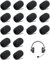 16 Stück Ersatz-Windschutz für Mikrofon und Headset aus Schaumstoff, Mini-Mikrofon Headset Windschutzscheibe für Unterricht, Bühnenperformance and Treffen