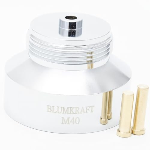 BLUMKRAFT Metalladapter für Heizkörper OVENTROP und PRUSS M40 x1,5 (Prototyp) auf M30 x 1,5 für Thermostat/Thermostatkopf M30 x 1,5 männlich