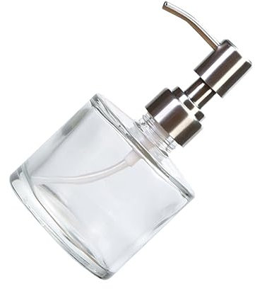 ARTSEWPLY 1pièce Flacon Verre Vide avec Pompe pour Shampooing Et Liquide Bouteille De Lotion pour Hôtel Et Maison