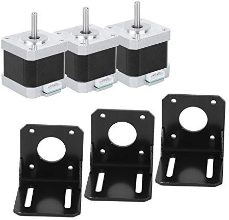 KIMISS 3D-Drucker mit Hohem Schrittmotor – 12 V Bipolar 42BYGHW609, 40 Mm Edelstahl und Robotik