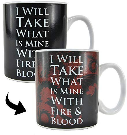 Taza Juego de Tronos - Taza desayuno - Taza cerámica 400 ml - Taza te - Taza café - Licencia oficial