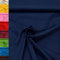 MAGAM-Stoffe Sophie Baumwollstoff Uni 100% Baumwolle Oeko-Tex Meterware 50cm (36. Marine)