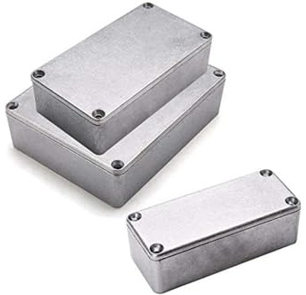 Supertool Aluminium-Druckguss, wasserdicht, Elektronik-Projektgehäuse für externe Stromversorgung, 1 Stück (1Pcs-1590DD 188 x 119 x 37,5 mm)