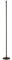 LANMOU Stehlampe LED Dimmbar, Moderne Standleuchte mit Fernbedienung, Minimalistische Schwarze Stehleuchte für Wohnzimmer Schlafzimmer Büro Standlampen Metall Wohnzimmerlampe,150cm